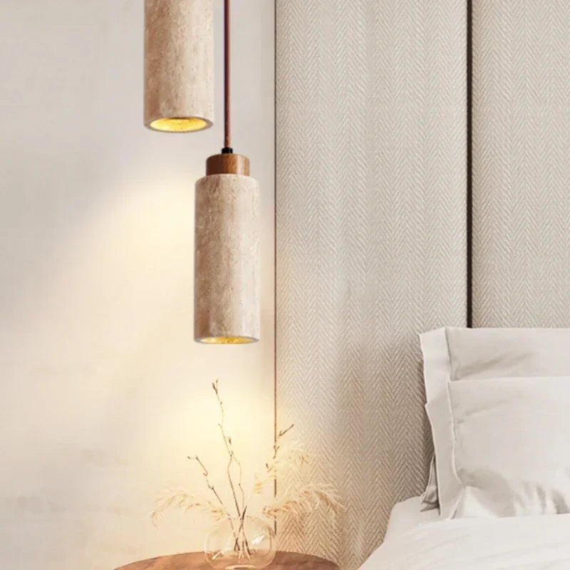suspension en pierre lumineuse pour décoration intérieure moderne - vue 3 sur 8