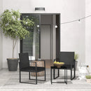 salon de jardin en rotin synthétique avec coussins confortables