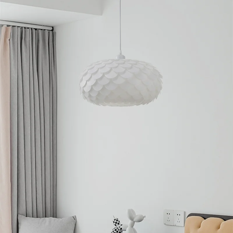 Minimalist Nordic PVC chandelier for furniture decor - vue 3 sur 11