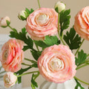 Realistic decorative silk lotus branch artificial flowers