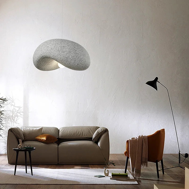Lustre design façon japonais arrondi - vue 4 sur 8
