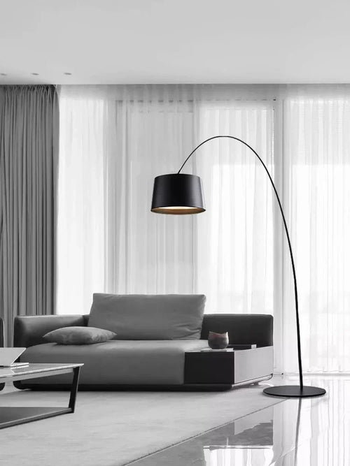 Minimalist nordic design LED floor lamp - vue 5 sur 10