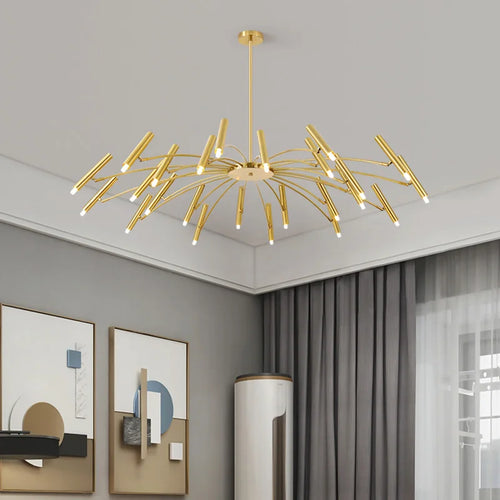 Éclairage intérieur plafond décoration lustre salon lumière salle à manger lumière chambre 110V220V utilisable branche lustre - vue 4 sur 9