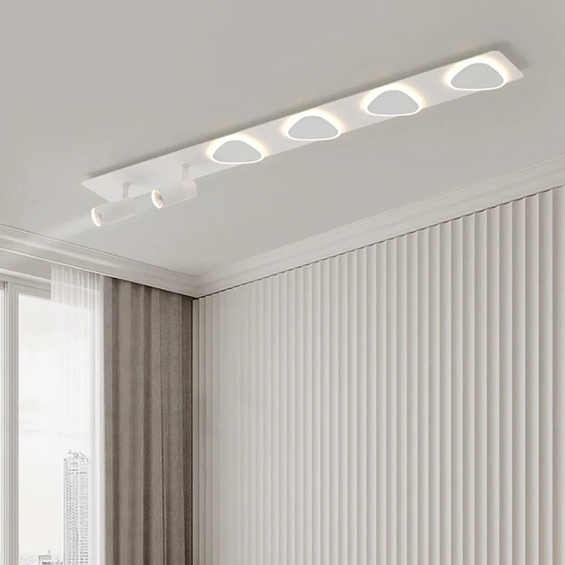 plafonnier led moderne avec projecteur luminaire décoratif d'intérieur - vue 6 sur 18