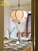 Minimalist feather pendant lamp French design decorative light
