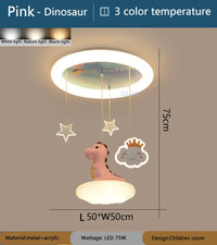 lustre créatif dinosaure led pour enfants soin des yeux