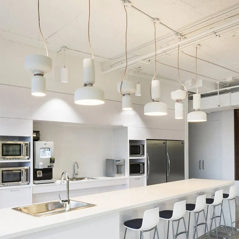 Suspension LED moderne minimaliste en fer