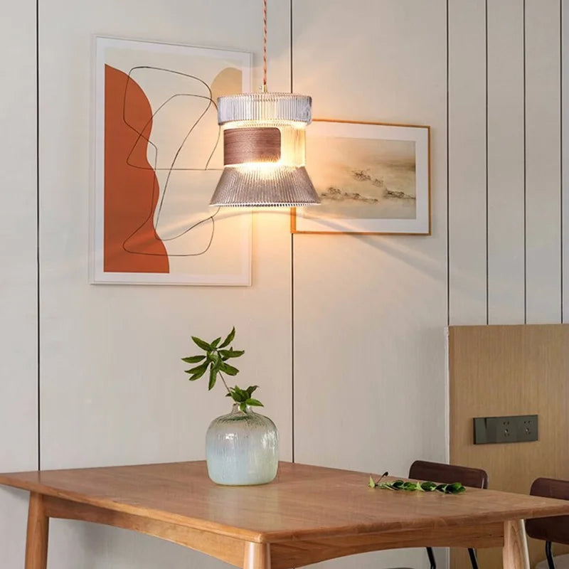 suspension modernes en verre nordiques pour décoration restaurant - vue 6 sur 16