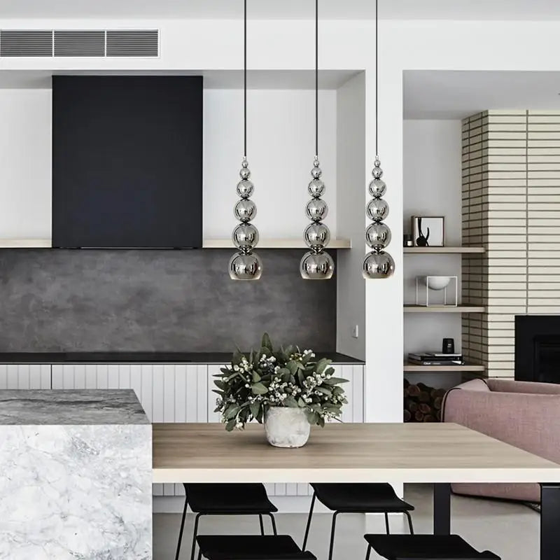 lustre led design moderne pour décoration intérieure élégante et luxueuse - vue 4 sur 11