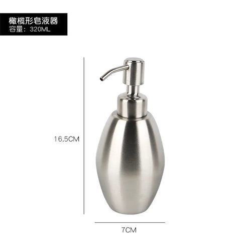 distributeur de savon liquide en acier inoxydable pour salle de bain - vue 16 sur 20