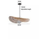 Wabi sabi style pendant light, rattan woven light, dining room home decoration, bedroom living room pendant light
