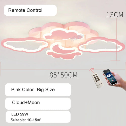 Plafonniers pour chambre d'enfant Pépinière LED Princesse Bébé - vue 17 sur 25