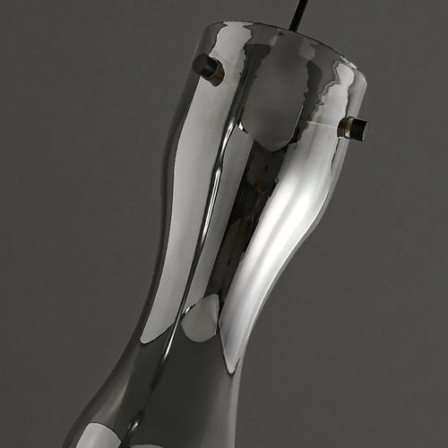 suspension LED moderne en verre avec cordon réglable