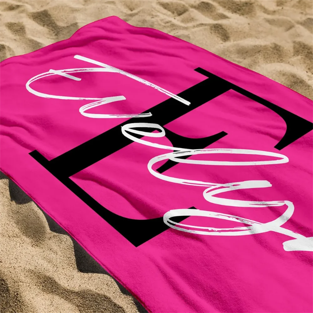 serviette de plage personnalisée halloween séchage rapide enfant