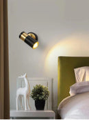 Adjustable Nordic wall lamp modern minimalist rotating LED light