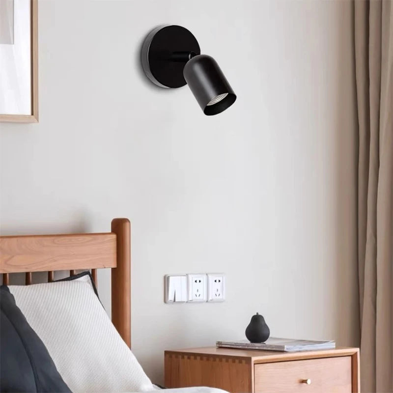 applique murale led nordiques style minimaliste rotatives uniques