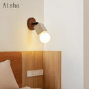 Stone wall light for minimalist interior decoration