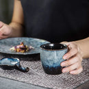 Tasse à thé japonaise en grès style minimaliste