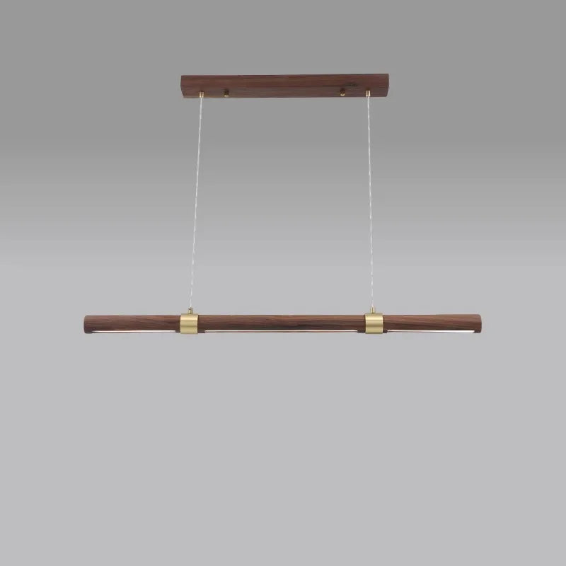 Lustre Long en bois - vue 5 sur 6