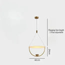 Minimalist Nordic acrylic chandelier for modern decoration