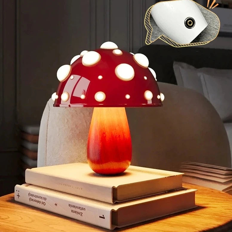 Lampe de Table LED en forme de champignon - vue 2 sur 16