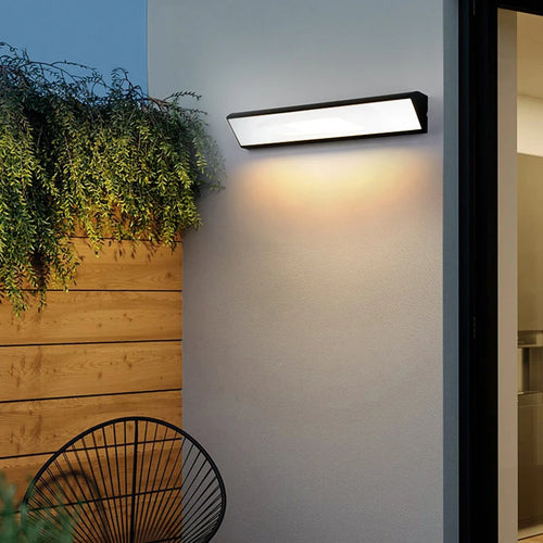 Applique murale LED éclairage extérieur IP65 moderne étanche jardin terrasse porte de garage clôture décoration intérieure éclairage appliques murales - vue 5 sur 6