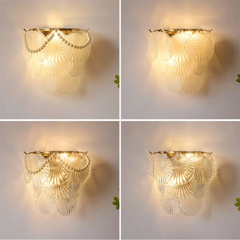 applique murale en verre à led pour décoration moderne intérieure - vue 4 sur 15