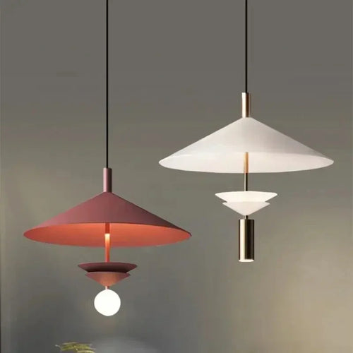 lustre moderne en métal design nordique pour éclairage intérieur - vue 2 sur 11