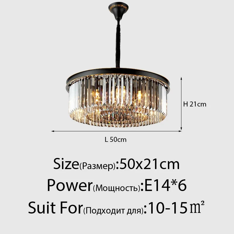 lustre en cristal de luxe style italien pour décoration intérieure - vue 12 sur 21