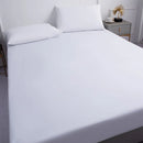 White Solid color Waterproof Polyester Bed Fitted Sheet Mattress Cover Sabana,(no pillowcas)90/120/150/160/180/200/220,7 size