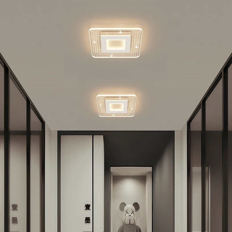 Plafond moderne à LEDs lumières pour chambre salle d'étude salon salle à manger lampes suspendues pour plafonniers meubles d'intérieur modernes - vue 5 sur 10