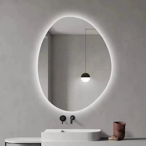 miroir à led forme irrégulière pour dressing intelligent et salle de bain - vue 4 sur 5
