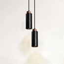 Nordic minimalist cylindrical LED pendant light
