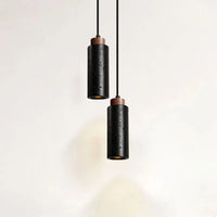 Nordic minimalist cylindrical LED pendant light