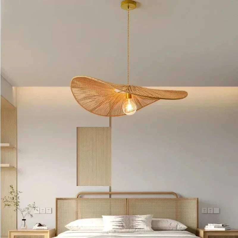 suspension japonaise en corde de chanvre pour décoration moderne - vue 2 sur 21