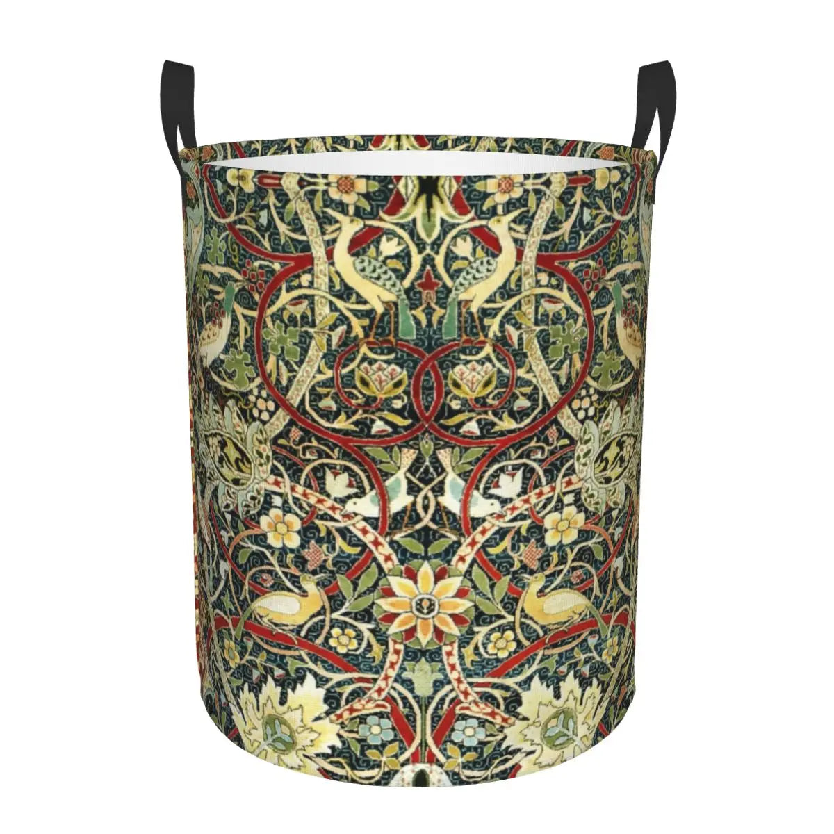 panier à linge pliable floral pour rangement jouets bébé - vue 22 sur 30