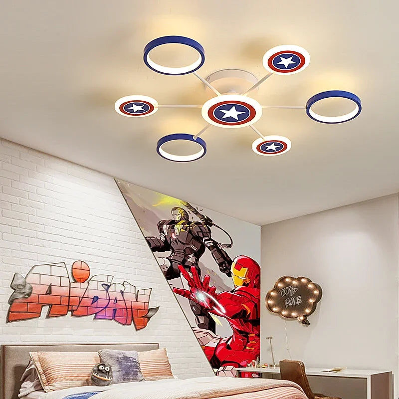 plafonnier led décoratif pour intérieur moderne et élégant - vue 4 sur 8