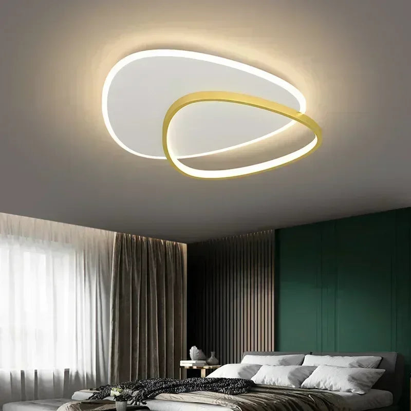 lustre intérieur moderne à leds pour décoration de la maison - vue 4 sur 21