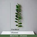 Artificial tropical money tree realistic decorative plastic plant
