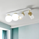 Modern minimalist nordic design glass LED ceiling light
