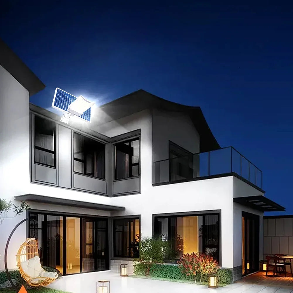 lampadaire led solaire super lumineux pour extérieur et jardin - vue 6 sur 11