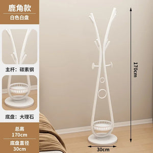 creative wrought iron vertical coat rack for clothes