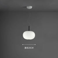 Kobuc Design nordique salon suspension avec grande boule ronde abat-jour en verre créatif bois lustre salle à manger chevet