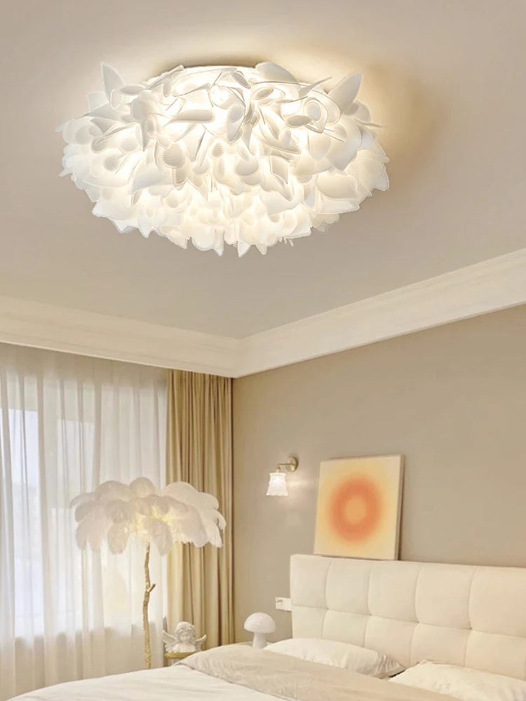 plafonnier en acrylique créatif à pétales design moderne décoratif - vue 3 sur 8