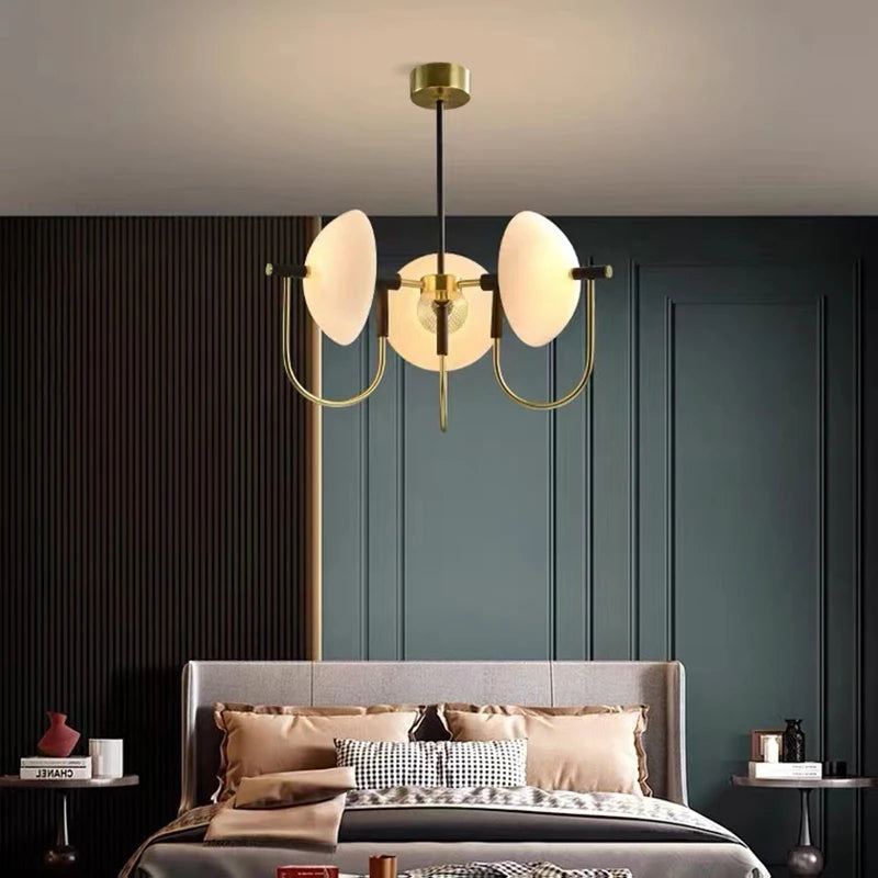 lampe de chevet créative en verre style minimaliste médiéval - vue 4 sur 9