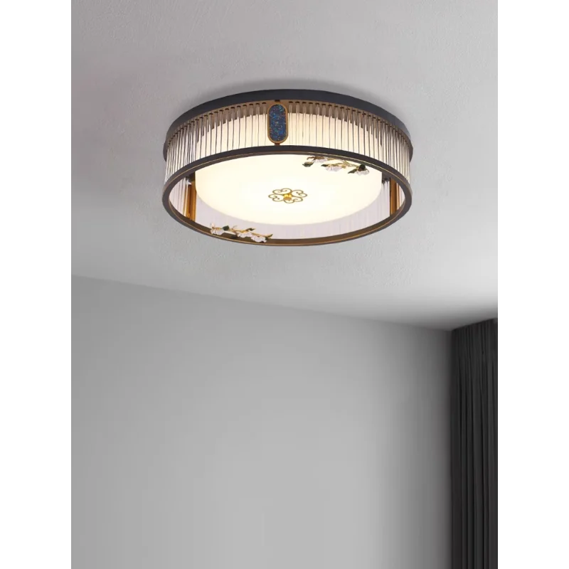 lustre acrylique style chinois antique pour éclairage intérieur - vue 5 sur 18