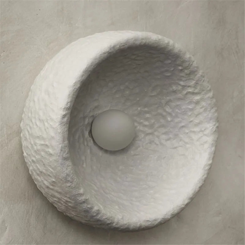 applique murale japonaise en pierre style wabi sabi décor intérieur - vue 6 sur 7
