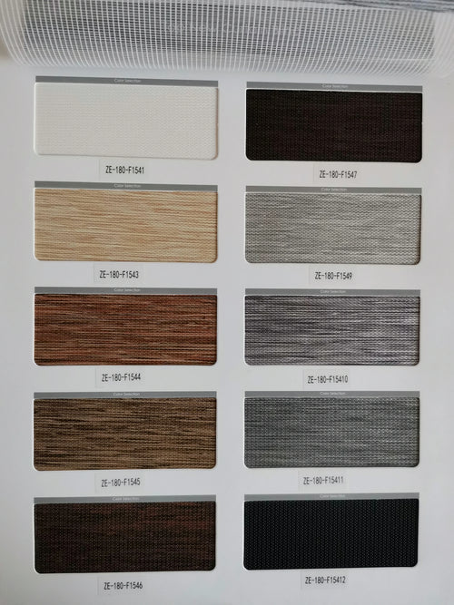 Store enrouleur zébré occultant tissu jacquard pour fenêtre - vue 8 sur 19