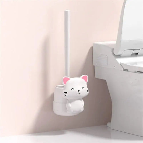 brosse de toilette pour nettoyage de fosse à squat sans angle mort - vue 8 sur 7