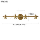 American Bronze Mirror Front Light , Bathroom Wall Lamps Mirror Light ,Powder Room Mirror Wall Lights Lighting LED Makeup Mirror